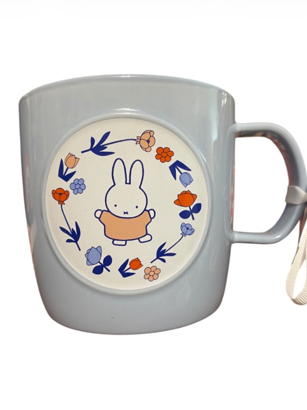 Miffy Light Blue and Cream Ceramic Mug with logo Brand new with tag